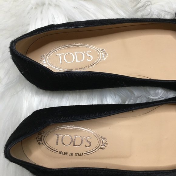 ❗️SOLD❗️Tod’s Calf Hair Leather Pointed Toe Flats - Picture 4 of 9